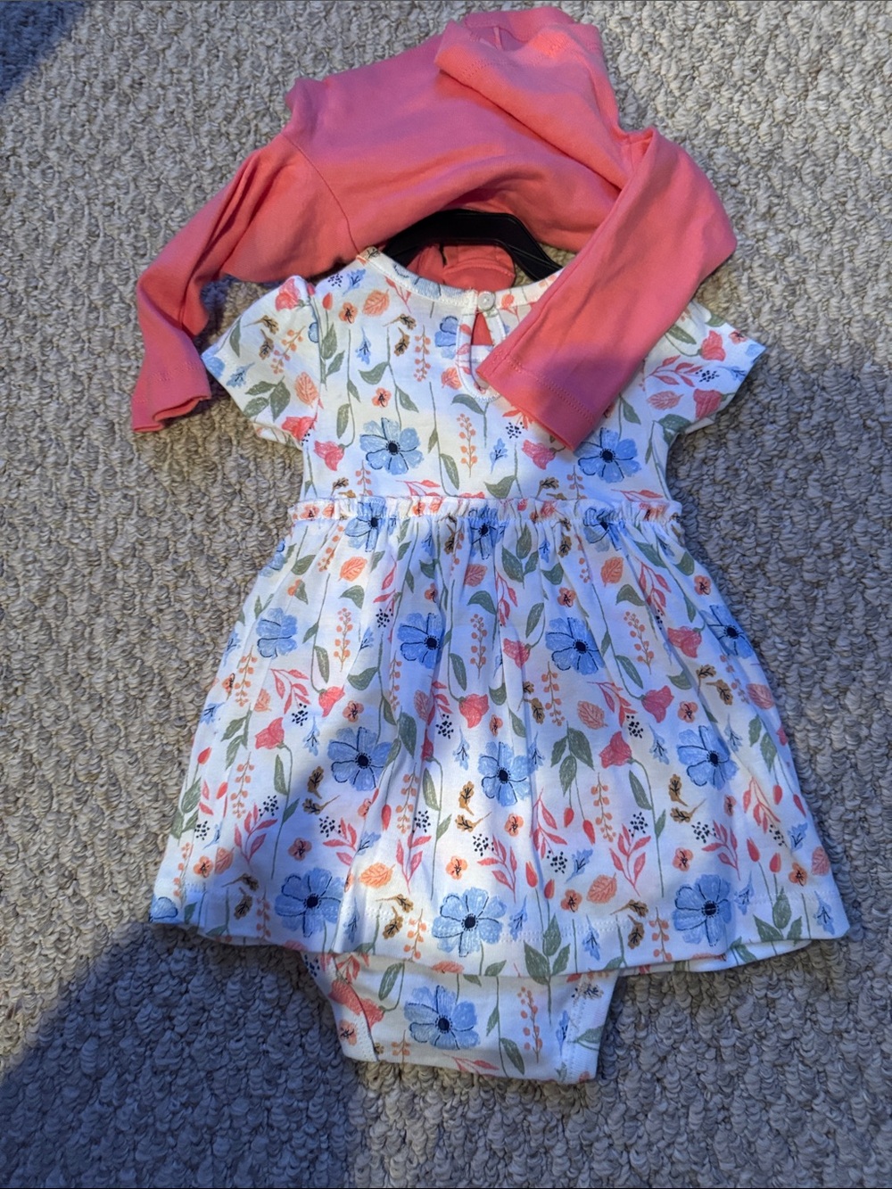 Carter's Pink Floral Dress Set - Picture 2 of 7